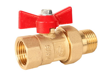 Кран шаровой ГАЛЛОП DN-15 ПРАКТИК 132 с удлинителем ВхН,баб (FM американка1/2")[1/70]