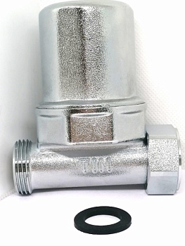 Компенсатор гидроударов, TIM, нак.гайка х НР(M), 3/4", латунь[1/36]