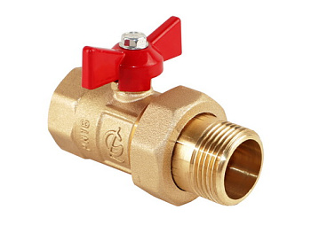 Кран шаровой ГАЛЛОП DN-20 ПРАКТИК 132 с удлинителем,баб (FM американка3/4")[1/30]