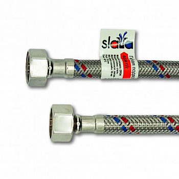 Подводка для воды 1/2" г/г (FF1/2"), сталь